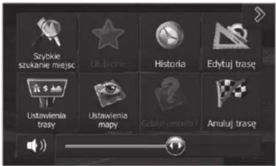BLAUPUNKT Santa Cruz 370 - Zmiana opcji trasy podczas prowadzenia do celu - 1