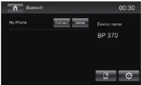 BLAUPUNKT Santa Cruz 370 - Стартиране на режим Bluetooth - 1