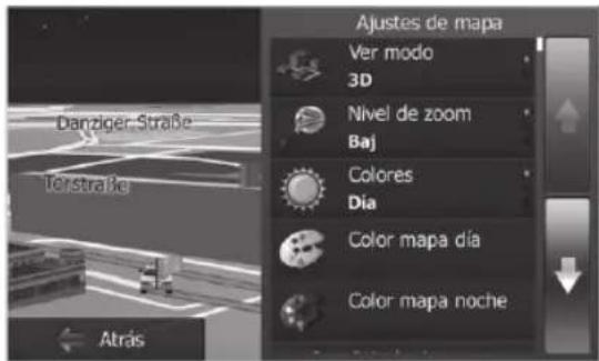 BLAUPUNKT Santa Cruz 370 - Ajustes del mapa - 2