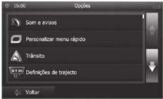BLAUPUNKT Santa Cruz 370 - Adaptar as opções de percurso antes da indicação do percurso - 2