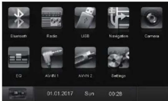 BLAUPUNKT Santa Cruz 370 - Menu główne - 1