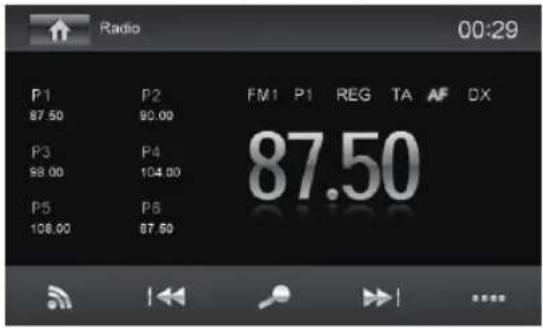BLAUPUNKT Santa Cruz 370 - Режим радио - 1