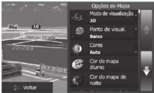 BLAUPUNKT Santa Cruz 370 - Ajustes do mapa - 2