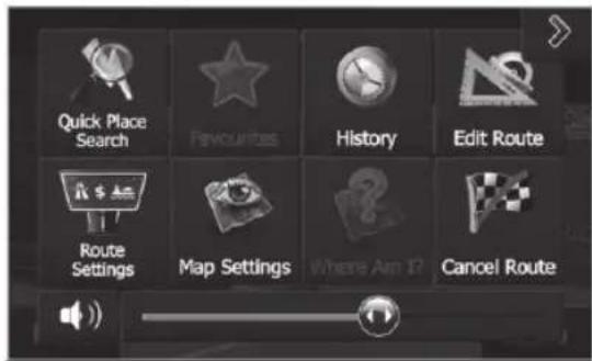 BLAUPUNKT Santa Cruz 370 - Changing route options during route guidance - 1