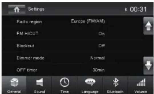 BLAUPUNKT Santa Cruz 370 - Podstawowe ustawienia - 1