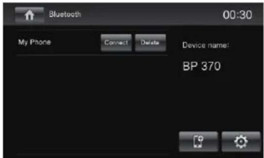 BLAUPUNKT Santa Cruz 370 - Uruchamianie trybu Bluetooth - 1