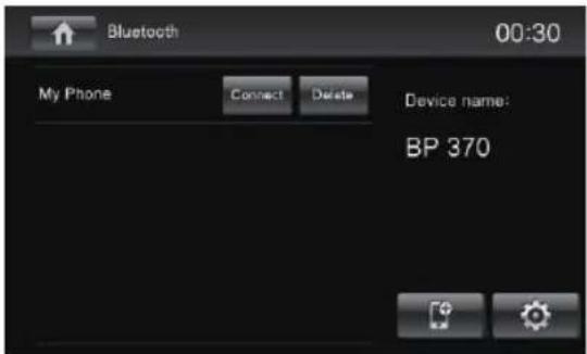 BLAUPUNKT Santa Cruz 370 - Iniciar o modo Bluetooth - 1