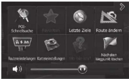 BLAUPUNKT Santa Cruz 370 - Routenoptionen während der Zielführung ändern - 1