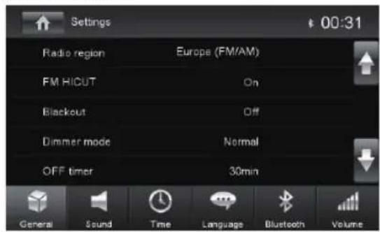 BLAUPUNKT Santa Cruz 370 - Basic settings - 2