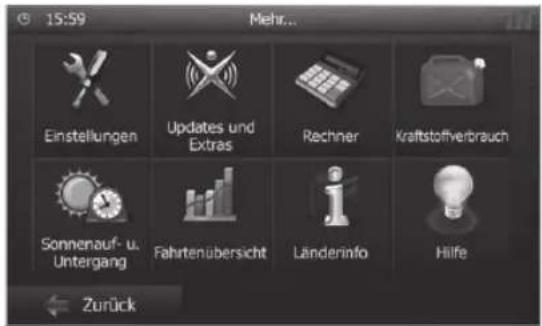 BLAUPUNKT Santa Cruz 370 - Routenoptionen vor der Zielführung anpassen - 1