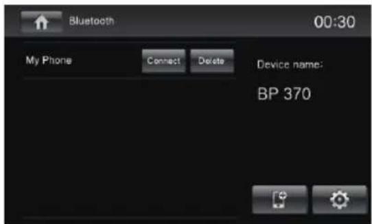 BLAUPUNKT Santa Cruz 370 - Start af Bluetooth-funktion - 1