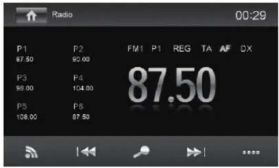 BLAUPUNKT Santa Cruz 370 - Pornirea funcționării în mod radio - 1