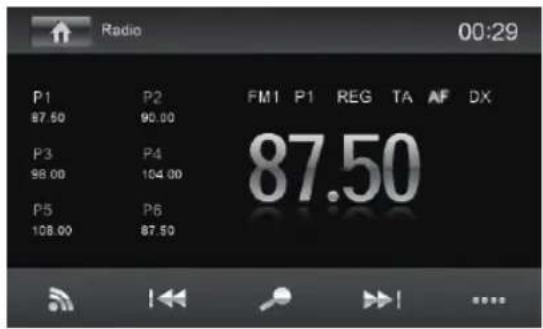 BLAUPUNKT Santa Cruz 370 - Radiobetrieb starten - 1