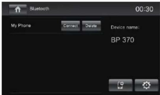 BLAUPUNKT Santa Cruz 370 - Starting Bluetooth mode - 1