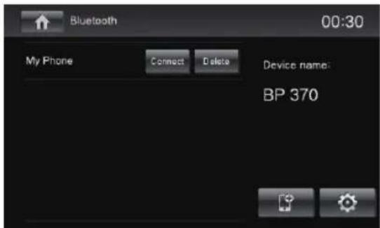BLAUPUNKT Santa Cruz 370 - Включение режима Bluetooth - 1