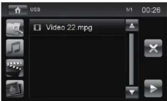 BLAUPUNKT Santa Cruz 370 - Воспроизведение видео с USB- носителей или карт памяти microSDHC - 1