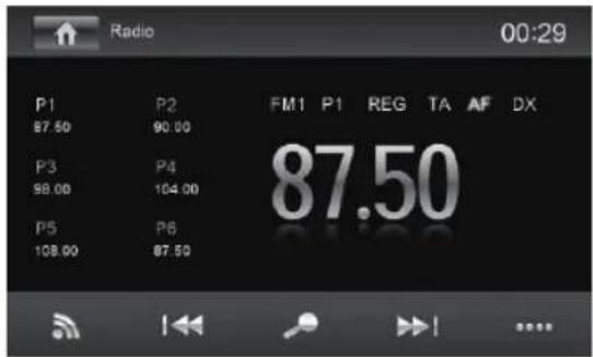 BLAUPUNKT Santa Cruz 370 - Start af radiotilstand - 1