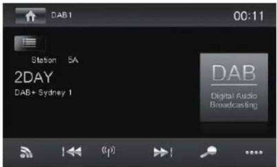 BLAUPUNKT Hannover 570 DAB - Starting DAB mode - 1