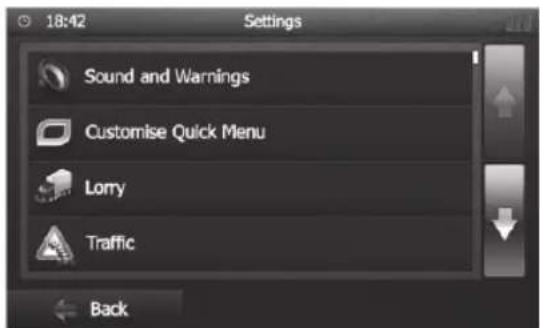 BLAUPUNKT Hannover 570 DAB - Map Settings - 1