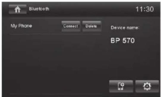 BLAUPUNKT Hannover 570 DAB - Starting Bluetooth mode - 1