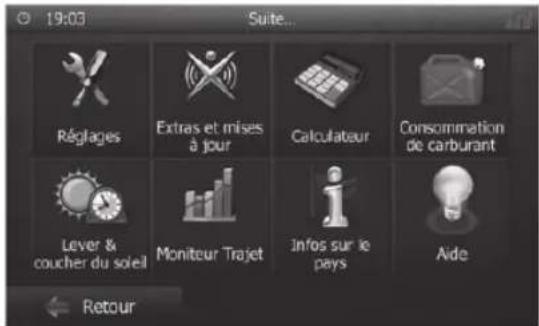 BLAUPUNKT Hannover 570 DAB - Adaptation des options d'itinéraire avant le guidage vers la destination - 1