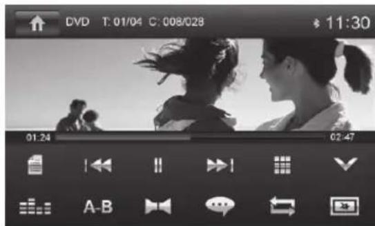 BLAUPUNKT Hannover 570 DAB - DVD movie playback - 2