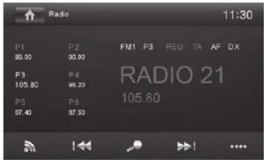 BLAUPUNKT Hannover 570 DAB - Start radio mode - 1