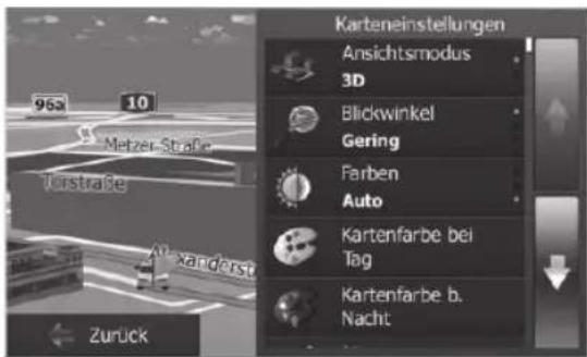 BLAUPUNKT Hannover 570 DAB - Karteneinstellungen - 3