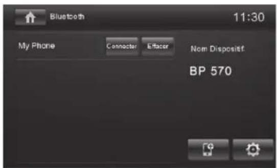 BLAUPUNKT Hannover 570 DAB - Démarrage du mode Bluetooth - 1