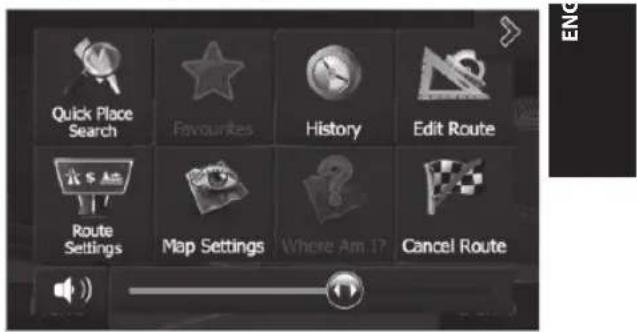 BLAUPUNKT Hannover 570 DAB - Changing route options during route guidance - 1