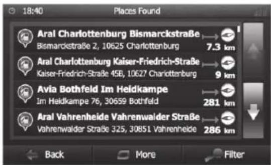 BLAUPUNKT Hannover 570 DAB - Points of Interest - 3