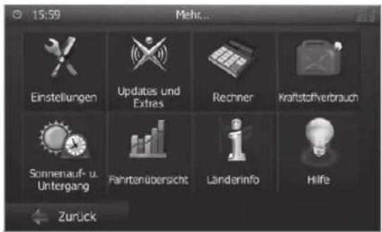 BLAUPUNKT Hannover 570 DAB - Routenoptionen vor der Zielführung anpassen - 1
