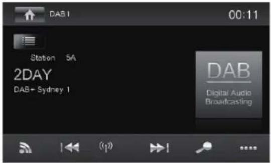 BLAUPUNKT Hannover 570 DAB - Démarrage du mode DAB - 1