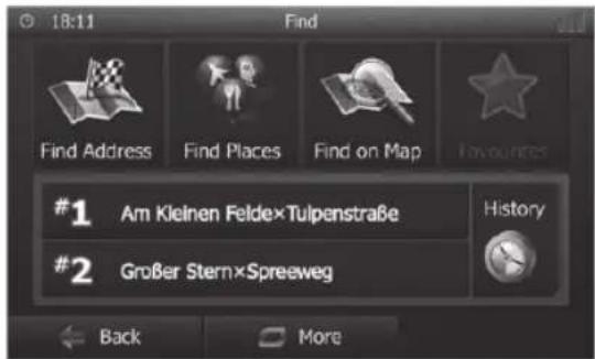 BLAUPUNKT Hannover 570 DAB - Address - 2