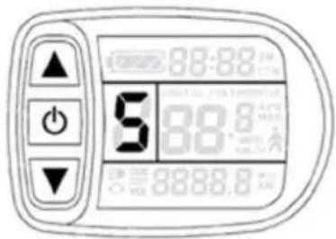 BLAUPUNKT CARLA 180 - SÉLECTIONNER LE NIVEAU DE PUISSANCE DU MOTEUR ÉLECTRIQUE - 1