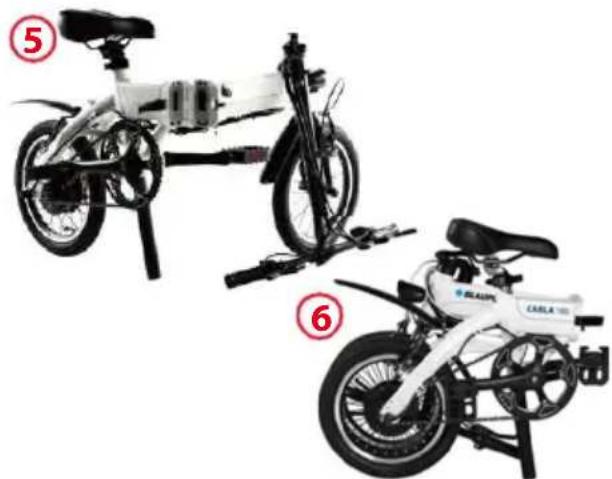BLAUPUNKT CARLA 180 - SÅ HÄR VIKER MAN UPP CYKELN - 2