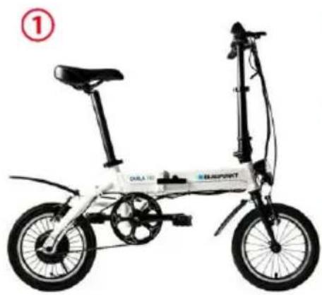 BLAUPUNKT CARLA 180 - FAHRRAD FALTEN - 1