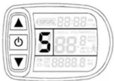 BLAUPUNKT CARLA 180 - SELECCIÓN DEL NIVEL DE POTENCIA DEL MOTOR ELÉCTRICO - 1