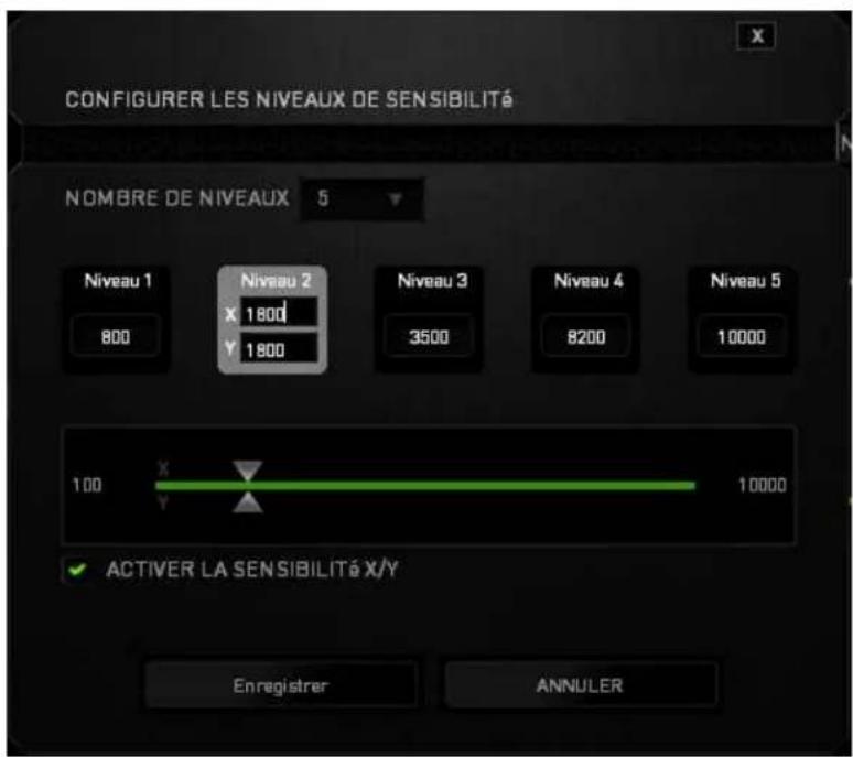 RAZER Naga Epic Chroma - Activer la sensibilité X-Y - 1