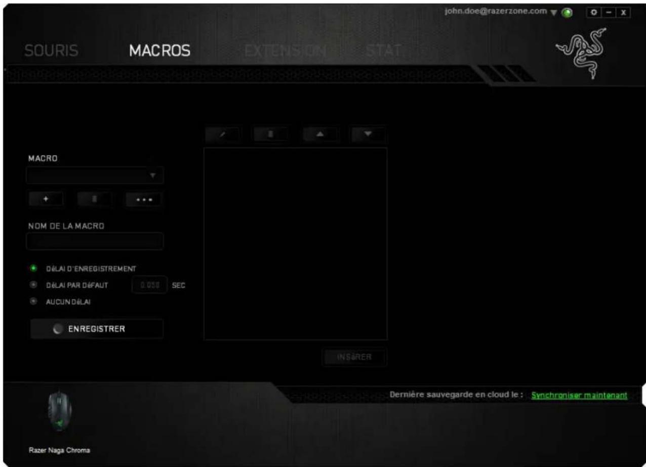 RAZER Naga Chroma - ONGLET MACROS - 5