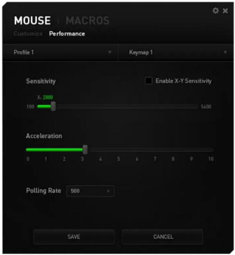 RAZER Naga Chroma - ONGLET FONCTIONNEMENT - 1