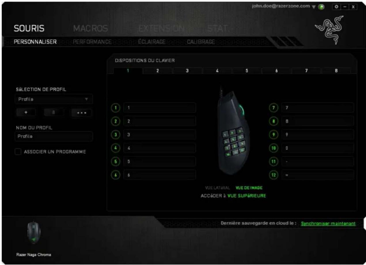RAZER Naga Chroma - Vue latérale - 1