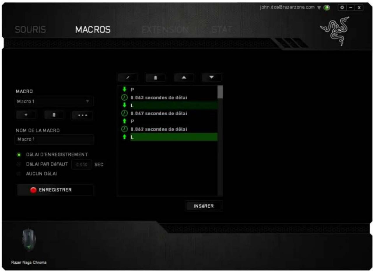 RAZER Naga Chroma - ONGLET MACROS - 6