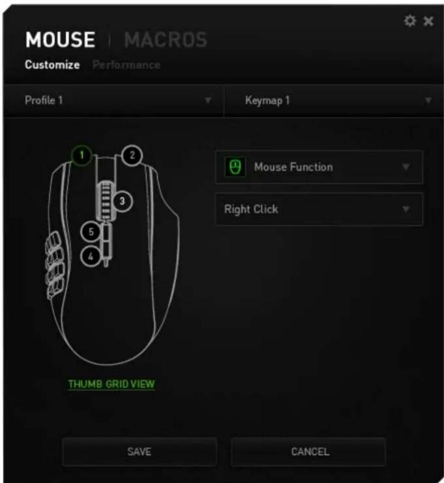 RAZER Naga Chroma - Vue de dessus - 1