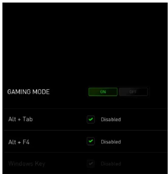 RAZER DeathStalker Ultimate - Mode Jeu - 1