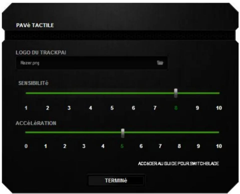 RAZER DeathStalker Ultimate - Conguraon Du Panneau Tacle - 1