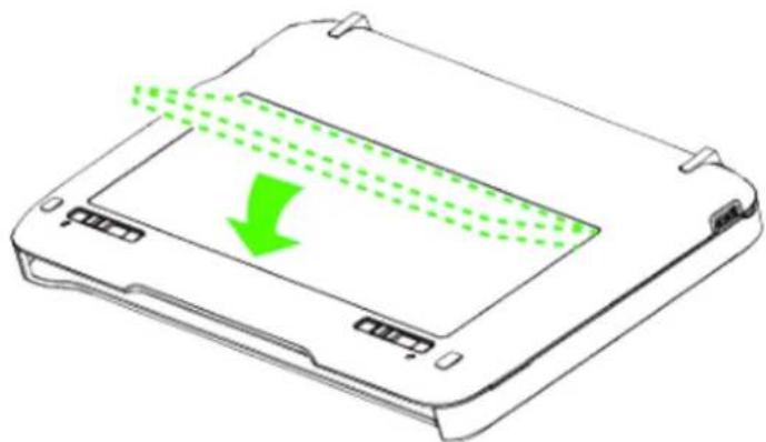 RAZER Edge Keyboard Dock - INSTALLATION DE LA BATTERIE LONGUE DURÉE - 4