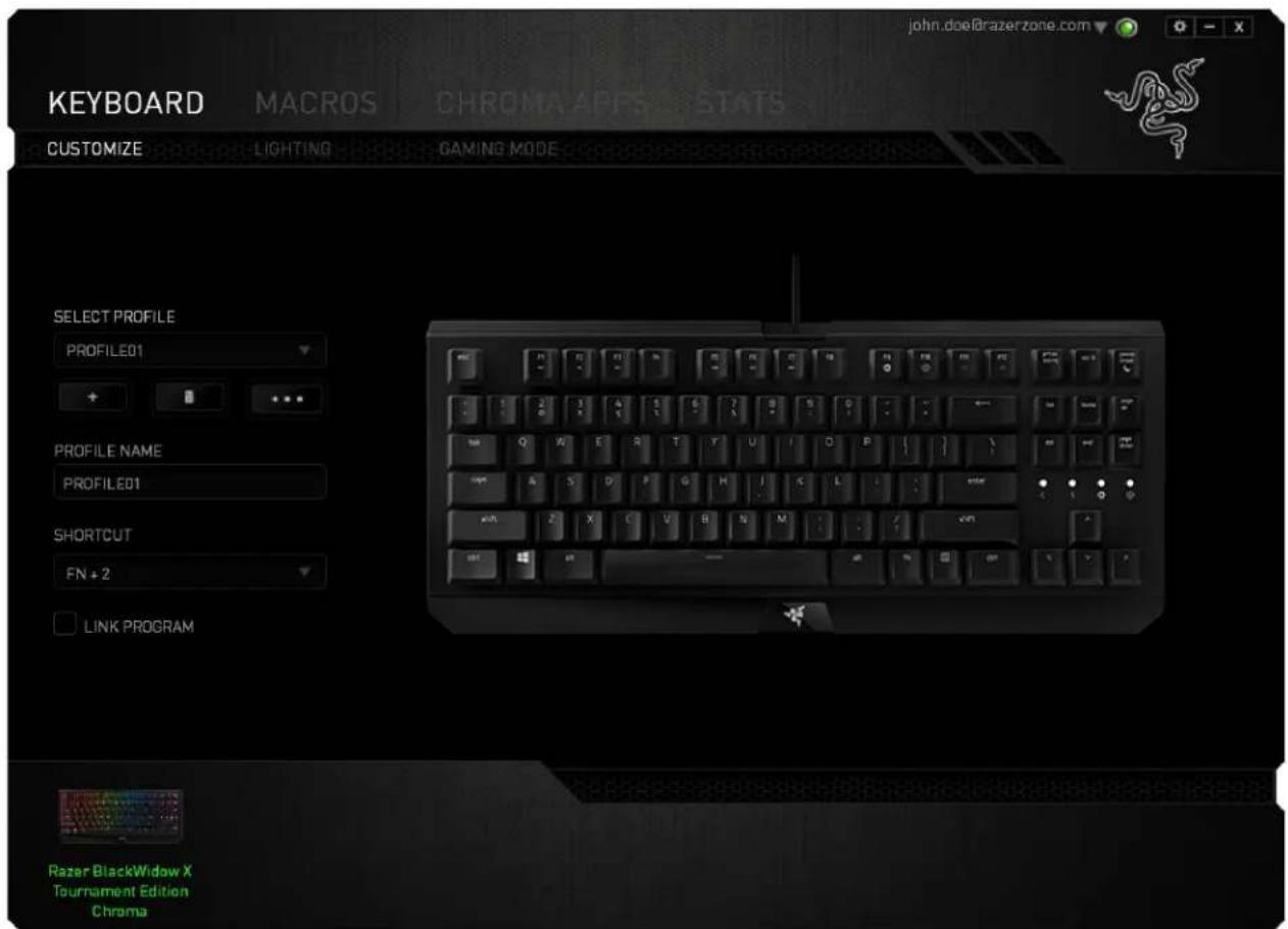 RAZER BlackWidow X Tournament Edition Chroma - CHROMAG - 2