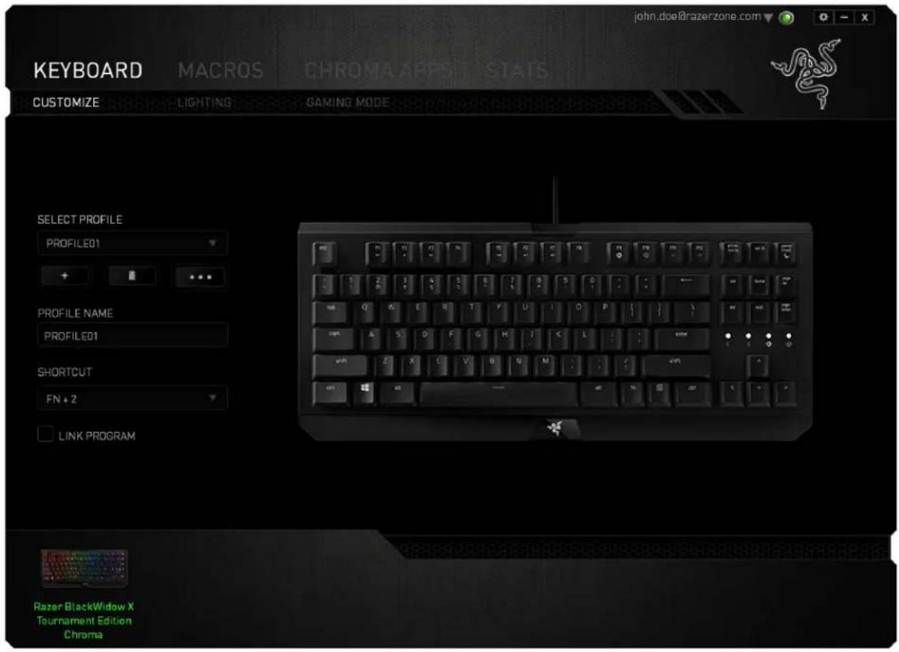RAZER BlackWidow X Tournament Edition Chroma - CHROMAG - 7