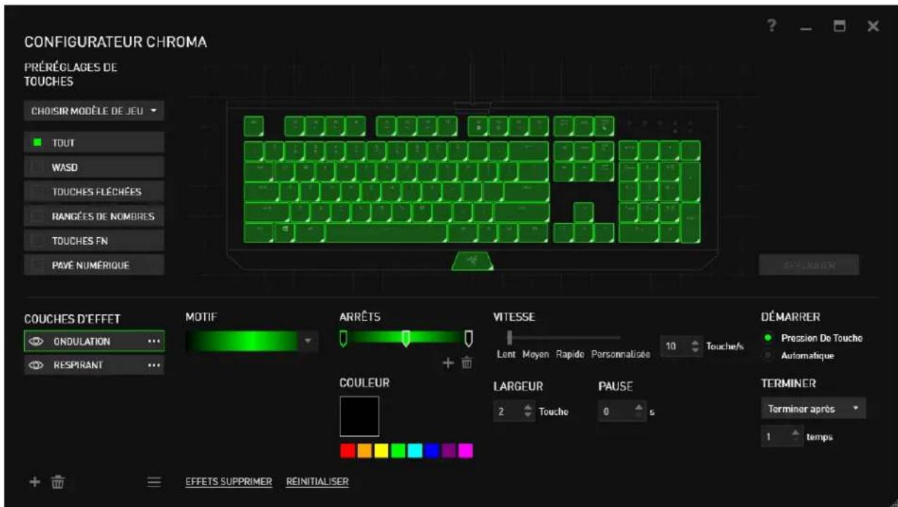 RAZER BlackWidow X Chroma - Configurateur Chroma - 1